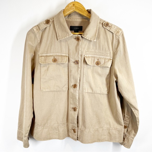 J. Crew Tops - J. Crew Safari Shirt Jacket